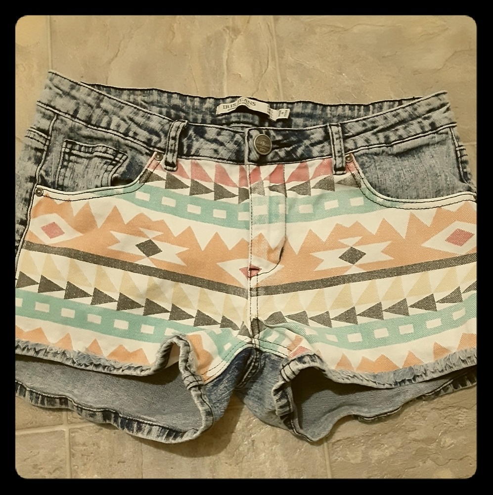 Iris Jean's southwest aztec shorts